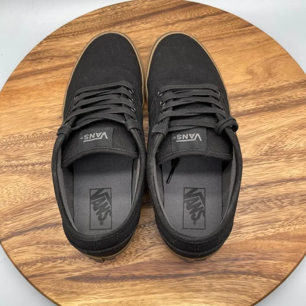 Vans Atwood Shoes Mens Size 9.5 Black Gum Casual Comfort Skate Walking Sneakers - Picture 5 of 8
